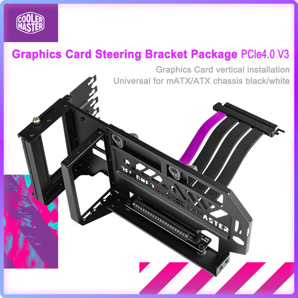 Pcie Riser Cable - Cooler Master กราฟิกการ์ดพวงมาลัยวงเล็บ PCI-E 3.0/PCI-E 4.0