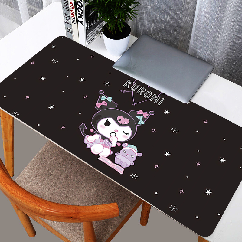 Pc Gaming Kuromi - แผ่นรองเมาส์คุโรมิทนทาน xxl อนิเมะ แผ่นรองโต๊ะเกมเมอร์ พีซี คอมพิวเตอร์