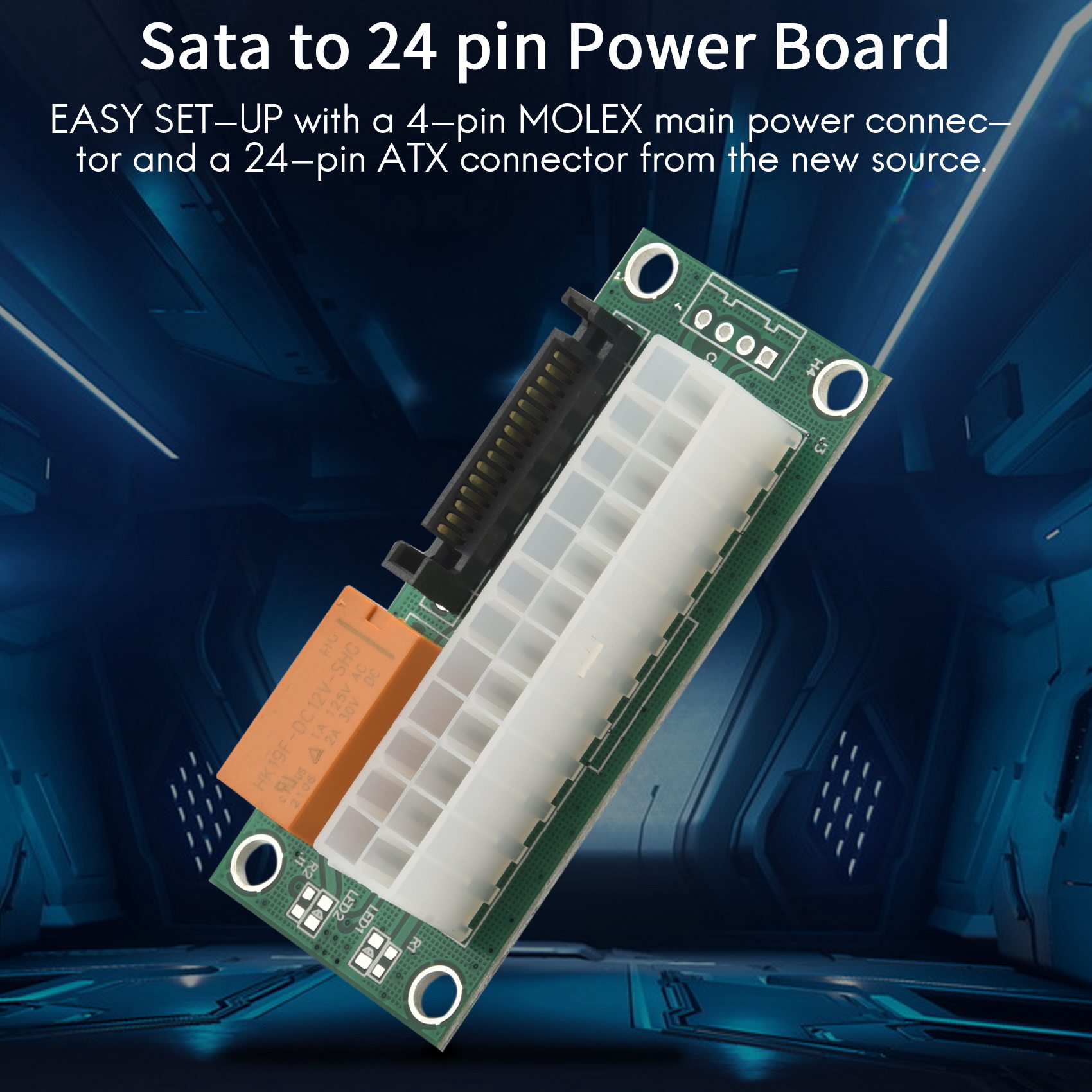 Atx Power Supply - SuperDeals Power Board Dual PSU หลายแหล่งจ่ายไฟอะแดปเตอร์