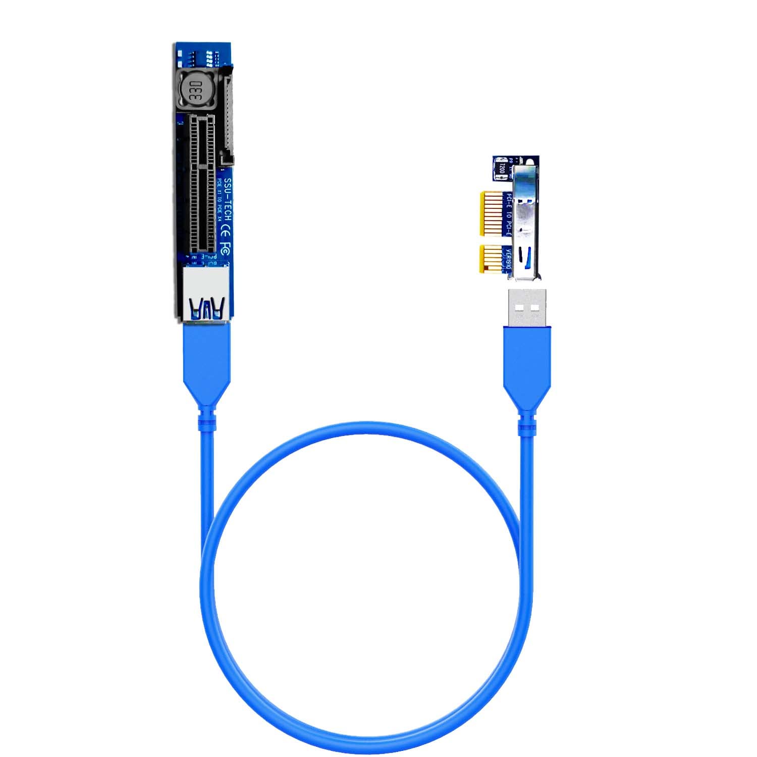 Pcie Riser Cable - สายเคเบิลริเซอร์ PCIe 3.0 X1 ถึง X4