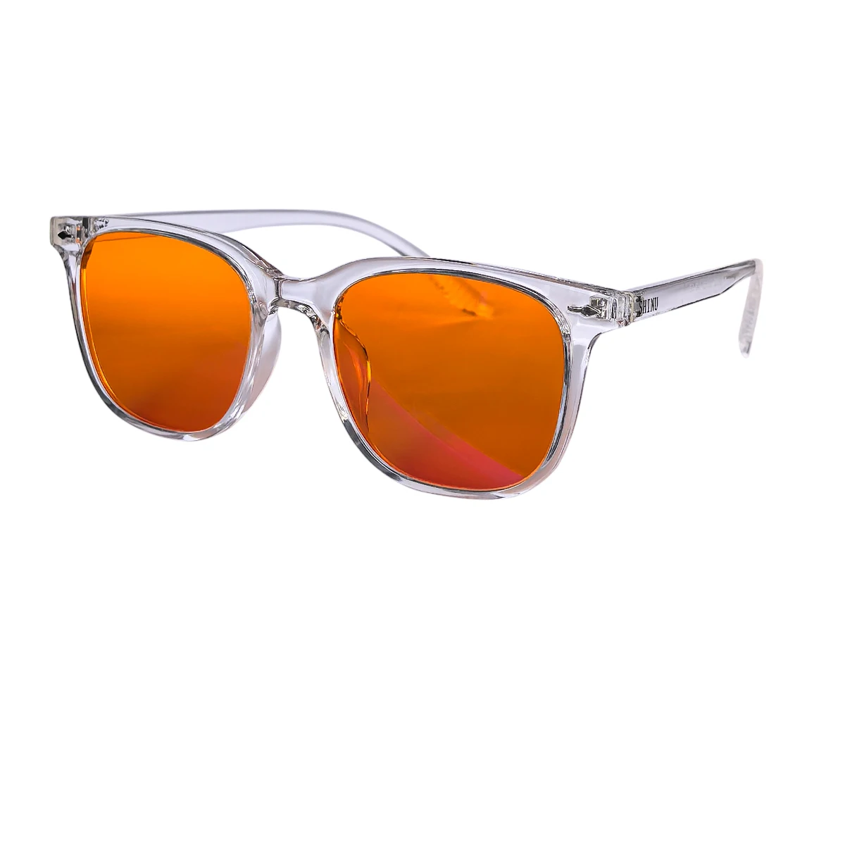Gaming Glasses Blue Light - Shinu แว่นกันแสงสีฟ้าเลนส์สีแดงสำหรับการนอนหลับที่ดีขึ้นเลนส์สีส้มสำหรับการเล่นเกมที่เหลือเวลานานแว่นตาสำหรับผู้ชายผู้หญิง