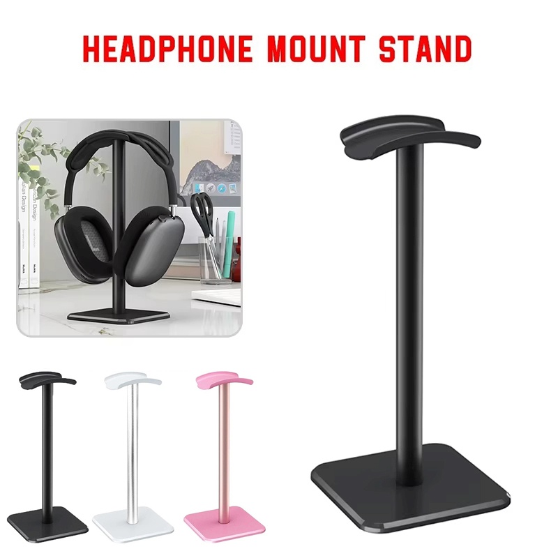 Headset Stand - ที่วางหูฟังอเนกประสงค์ 1 ชิ้น ขาตั้งหูฟังพลาสติกสำหรับตั้งโต๊ะ อุปกรณ์จัดระเบียบหูฟังแบบพกพา ขาตั้งหูฟังสำหรับเล่นเกม