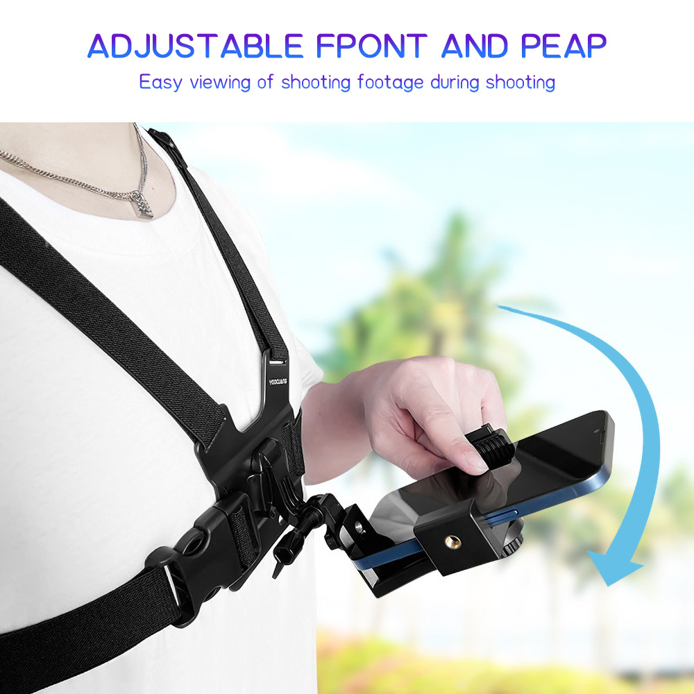Desk Cable Organizer - สายรัดโทรศัพท์แบบติดหน้าอก ปรับได้ ยืดหยุ่น ที่ยึดโทรศัพท์แบบติดหน้าอก หมุนได้ 360