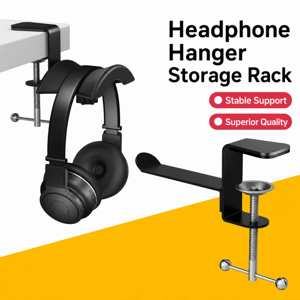 ขาตั้งหูฟังโลหะสร้างสรรค์สีดำม - Headset Stand บทวิจารณ์และราคา