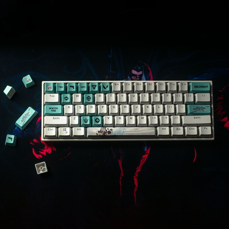 คีย์แคปธีม VALORANT แบบปรับแต่ - Pc Gaming Valorant บทวิจารณ์และราคา