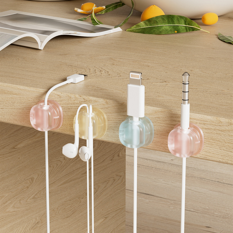 ที่เก็บสายแม่เหล็กโปร่งใส 3 สี - Desk Cable Organizer บทวิจารณ์และราคา