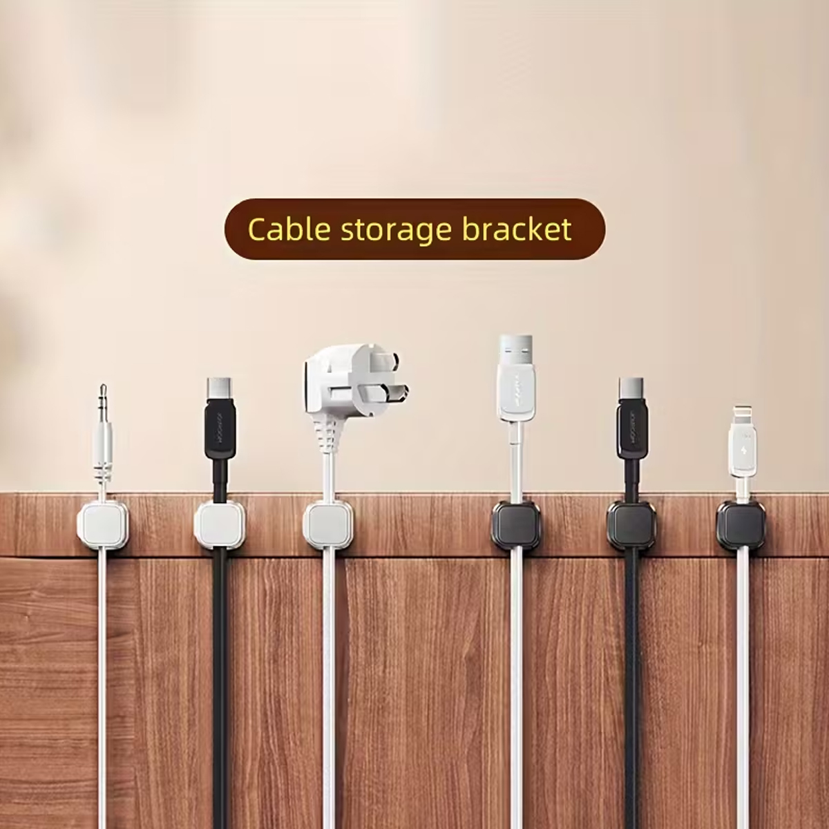 ชุดจัดระเบียบสายเคเบิล 12/6 ชิ - Desk Cable Organizer บทวิจารณ์และราคา
