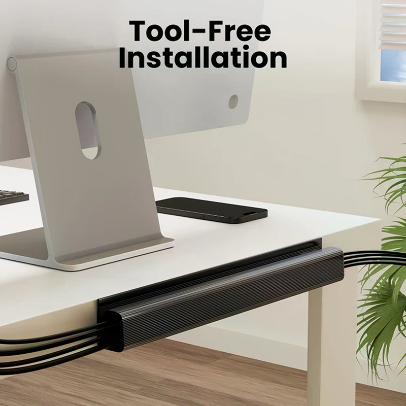 ที่เก็บสายเคเบิลใต้โต๊ะ อุปกรณ - Desk Cable Organizer บทวิจารณ์และราคา
