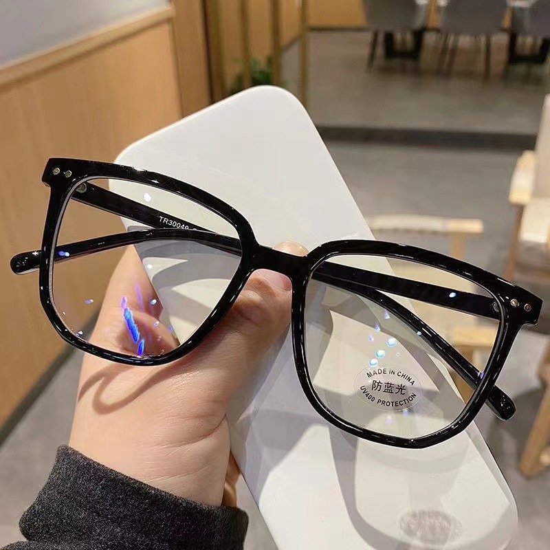 แว่นตากรอบสี่เหลี่ยมใหญ่ป้องกั - Gaming Glasses Blue Light บทวิจารณ์และราคา