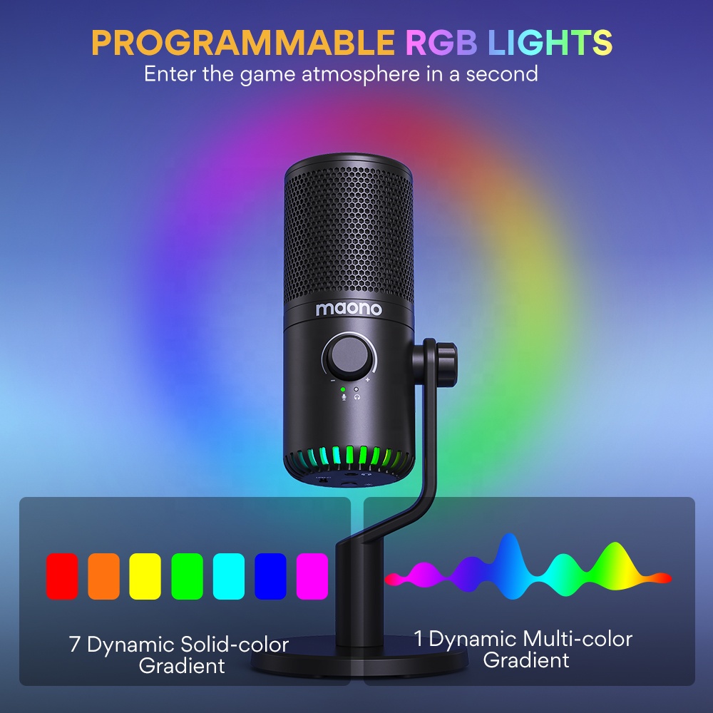ไมโครโฟนเกมมิ่ง MAONO PC Progr - Gaming Microphone บทวิจารณ์และราคา