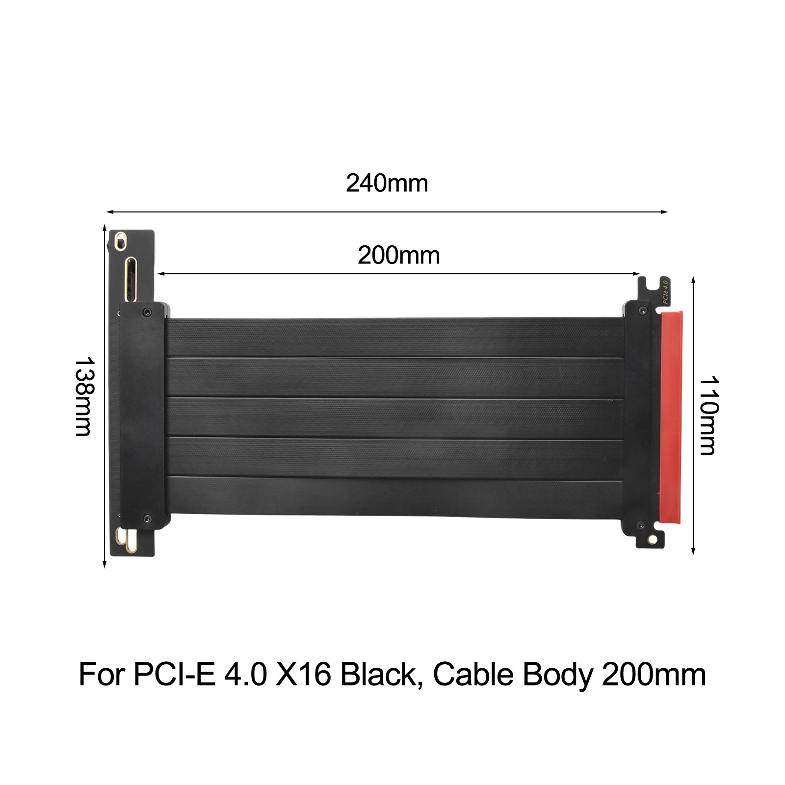 สายต่อ PCIe 4.0 X16 แบบมีชีลด์ - Pcie Riser Cable บทวิจารณ์และราคา