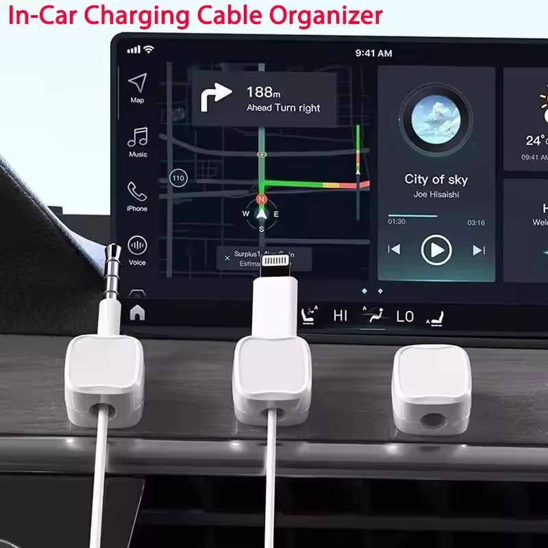 ที่หนีบสายแม่เหล็กแบบมีกาวสำหร - Desk Cable Organizer บทวิจารณ์และราคา