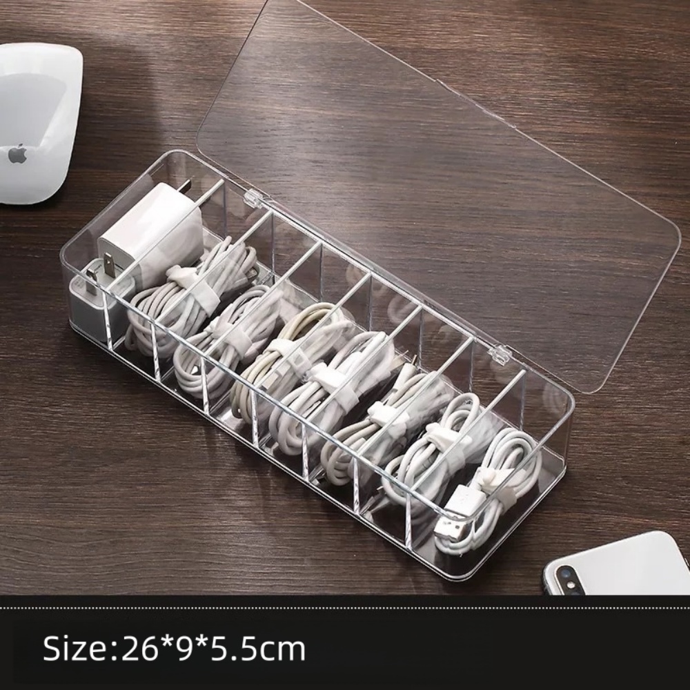 กล่องเก็บสายเคเบิลอเนกประสงค์, - Desk Cable Organizer บทวิจารณ์และราคา