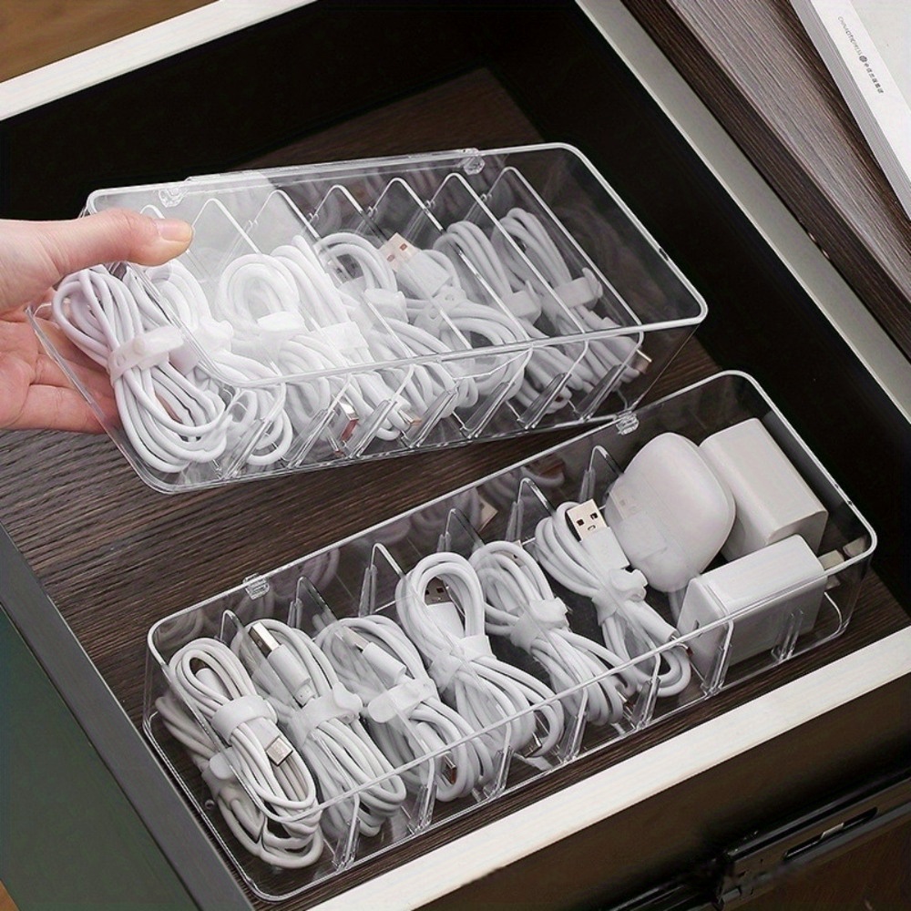 กล่องเก็บสายเคเบิลอเนกประสงค์, - Desk Cable Organizer บทวิจารณ์และราคา