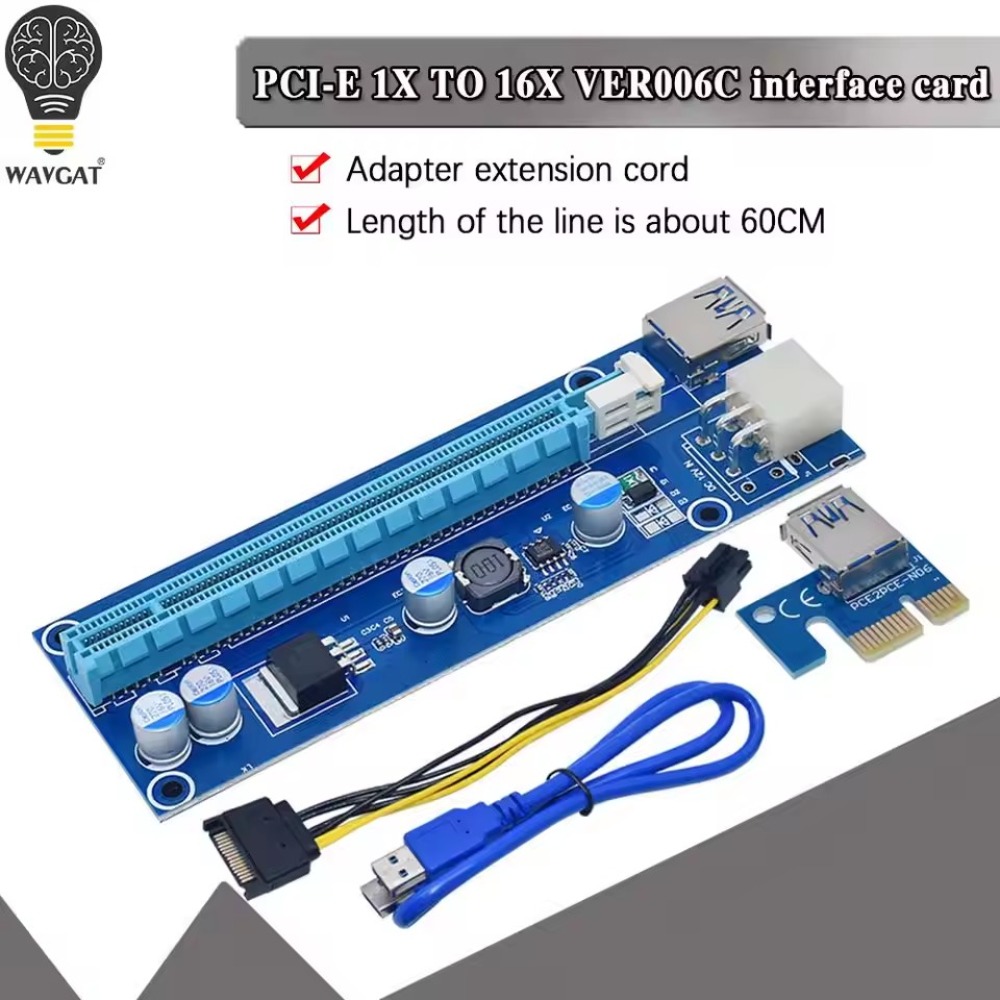 VER006C การ์ด PCI-E Riser 006C - Pcie Riser Cable บทวิจารณ์และราคา