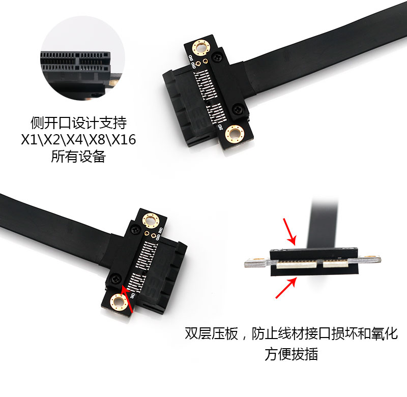สายต่อขยายพอร์ต PCI-E 90 องศา  - Pcie Riser Cable บทวิจารณ์และราคา
