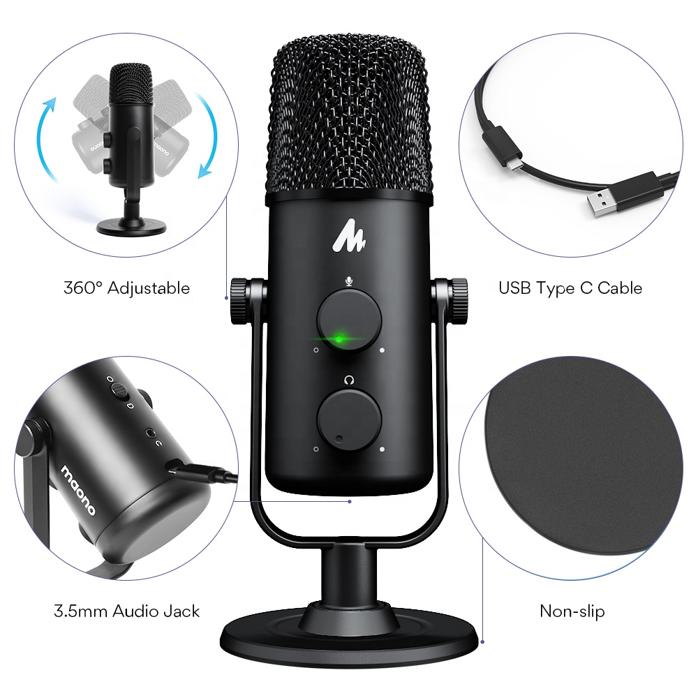 ไมโครโฟนคอนเดนเซอร์ MAONO USB  - Gaming Microphone บทวิจารณ์และราคา