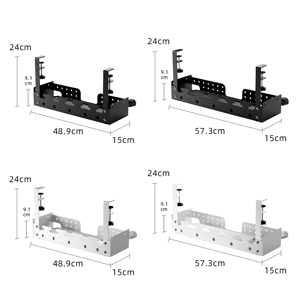 ไม่ต้องเจาะใต้โต๊ะ จัดการสายเค - Desk Cable Organizer บทวิจารณ์และราคา