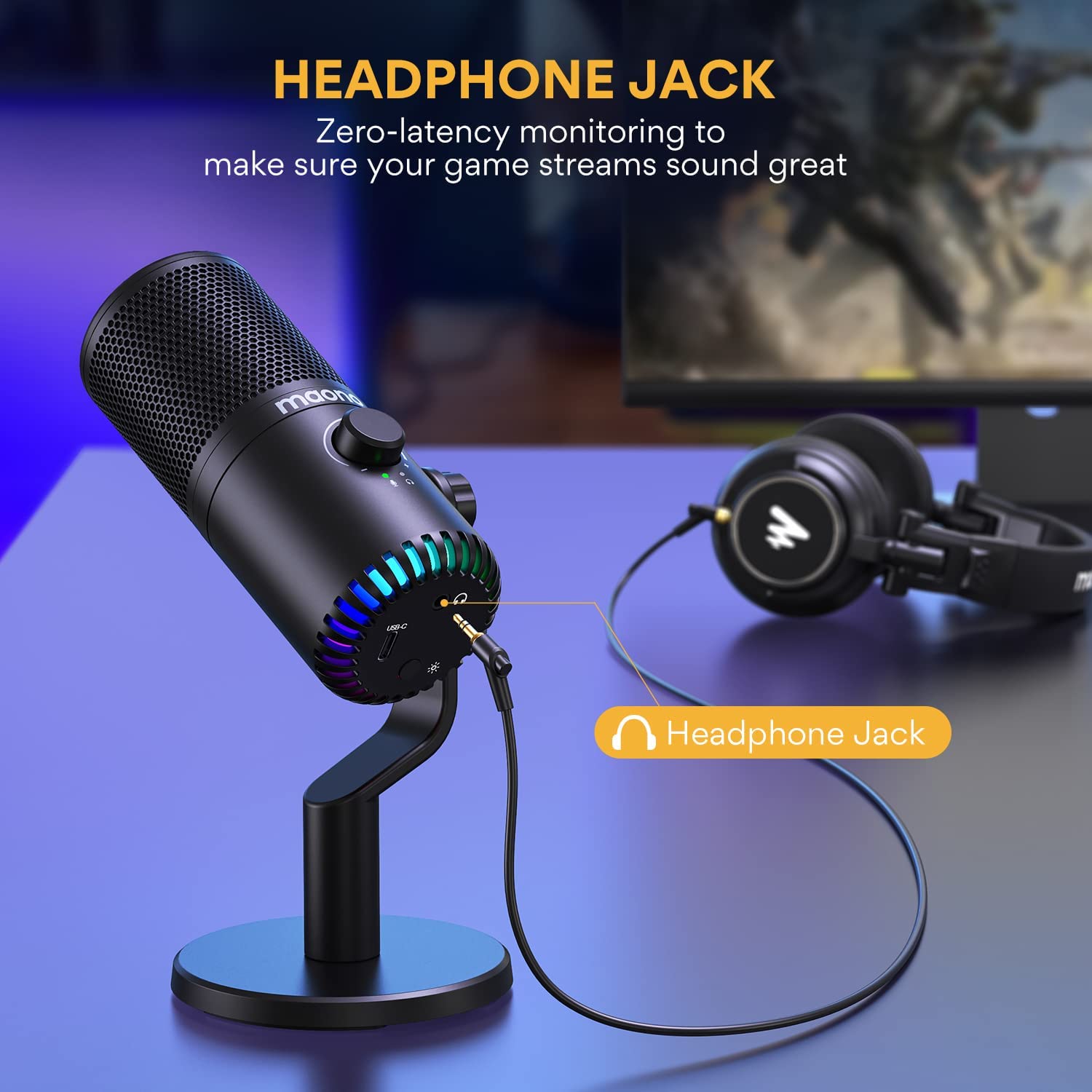 ไมโครโฟนเกมมิ่ง Maono DM30 พร้ - Gaming Microphone บทวิจารณ์และราคา