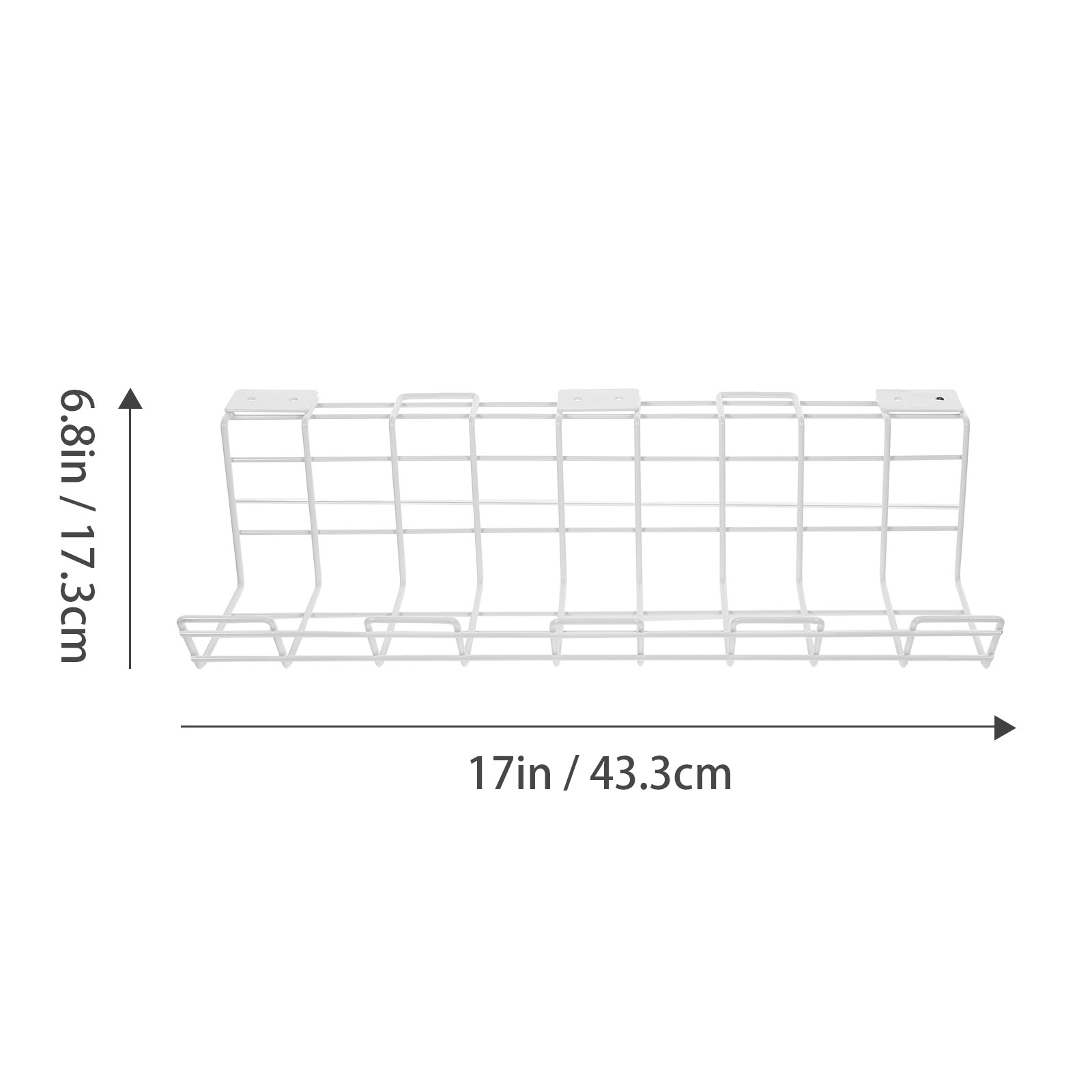 ชั้นวางจัดระเบียบสายเคเบิลใต้โ - Desk Cable Organizer บทวิจารณ์และราคา