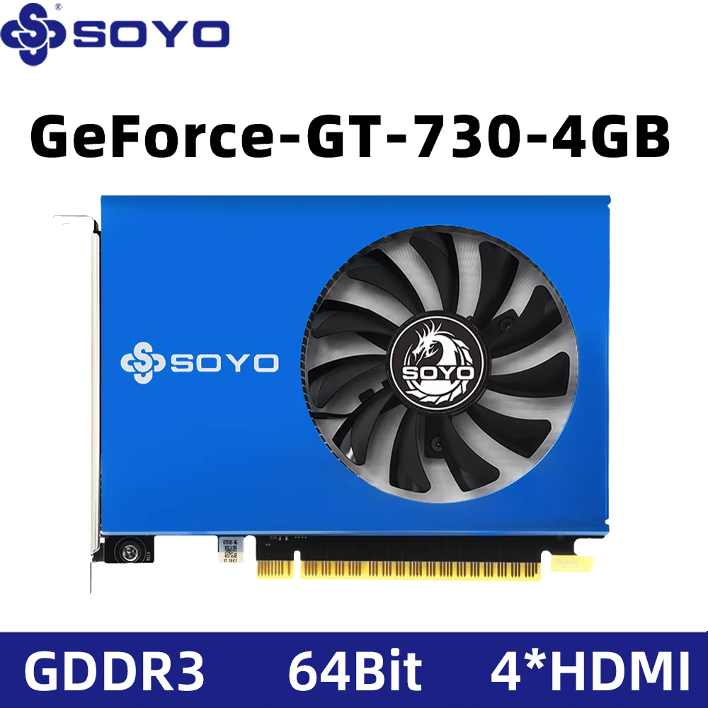 SOYO NVIDIA GeForce GT 730 4GB - Pc Gaming Nvidia บทวิจารณ์และราคา