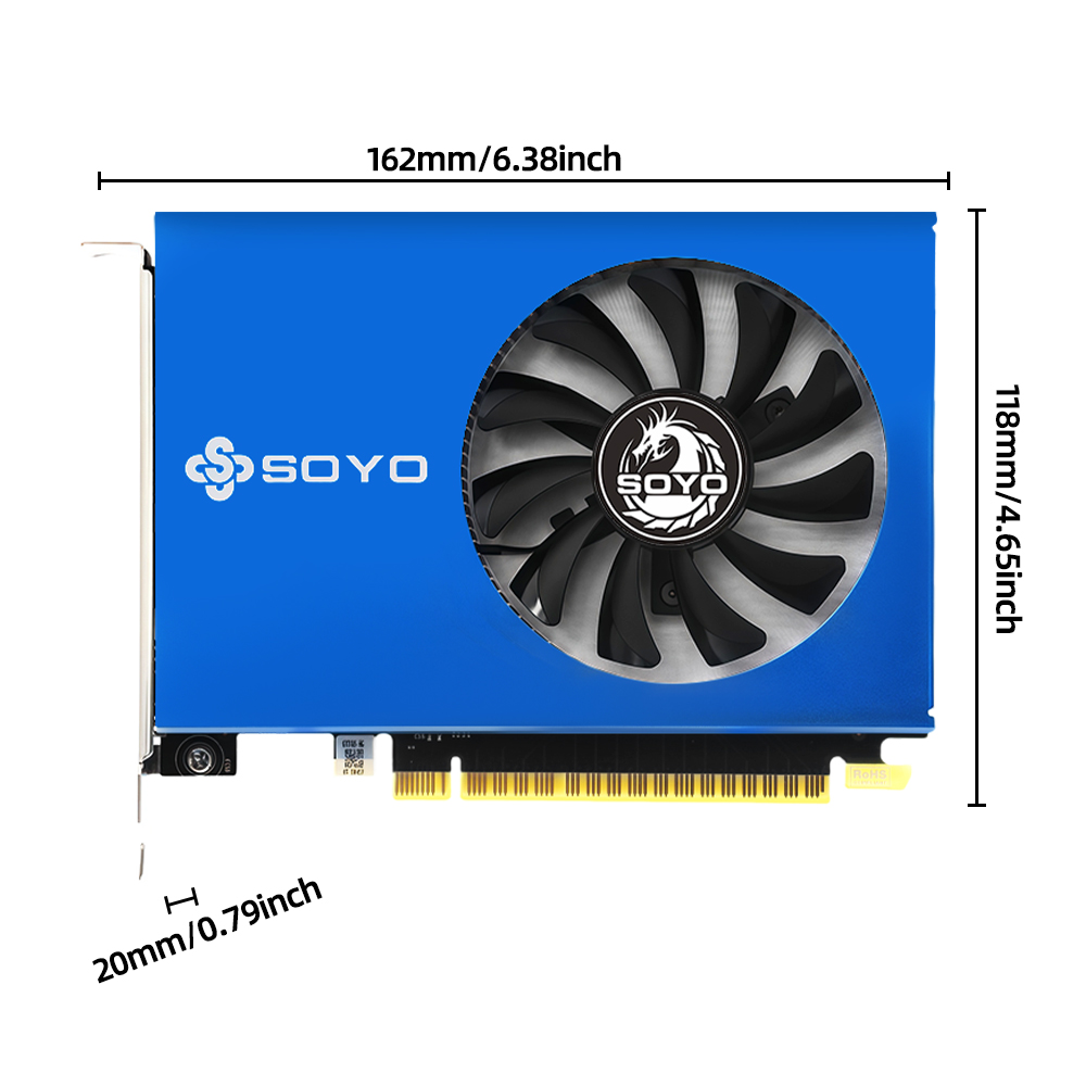 SOYO NVIDIA GeForce GT 730 4GB - Pc Gaming Nvidia บทวิจารณ์และราคา