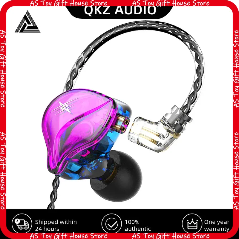 หูฟังแบบมีสาย QKZ ZXT สำหรับใส - Gaming Microphone บทวิจารณ์และราคา